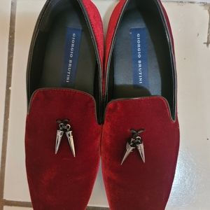 Red Giorgio Brutini Shoes,  size # 10 , like brand new.